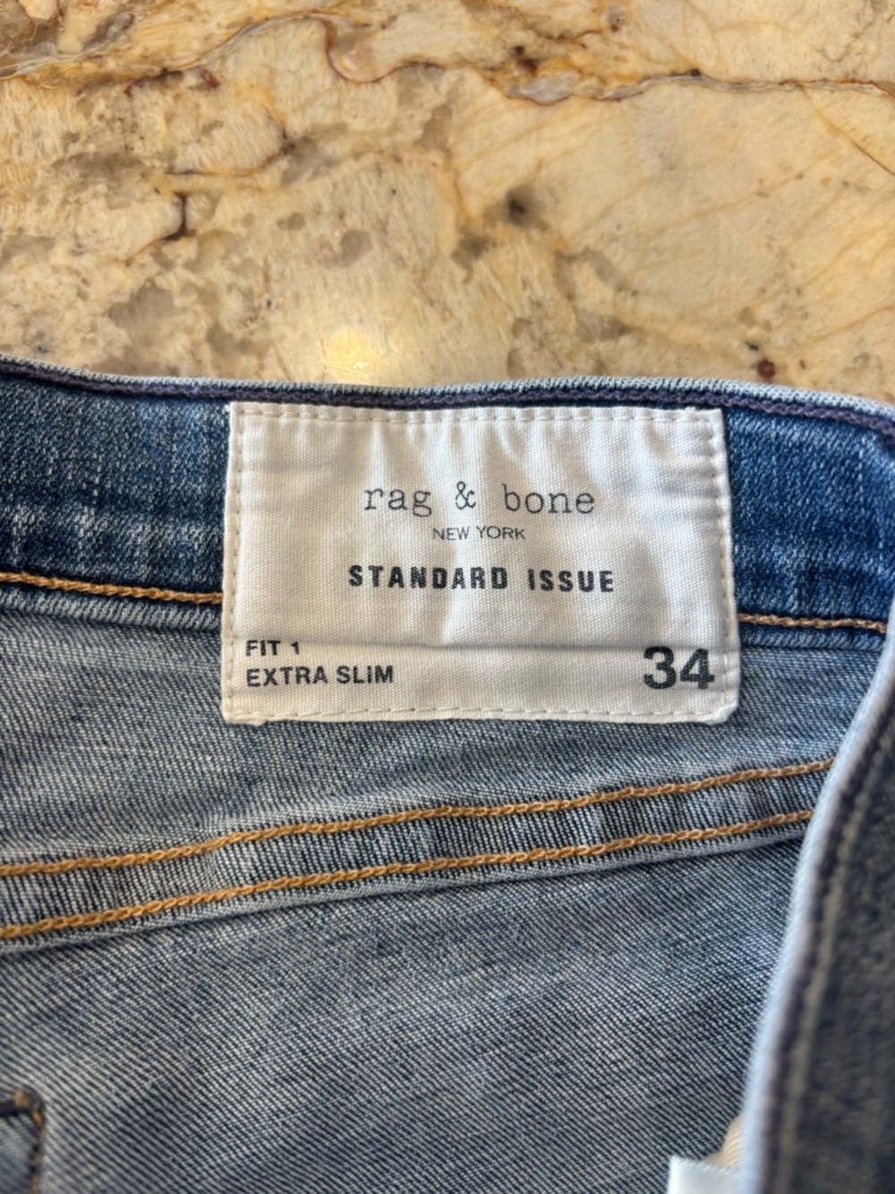 Rag & Bone Slim Fit 1 Sz 34 jeans - Picture 7 of 11
